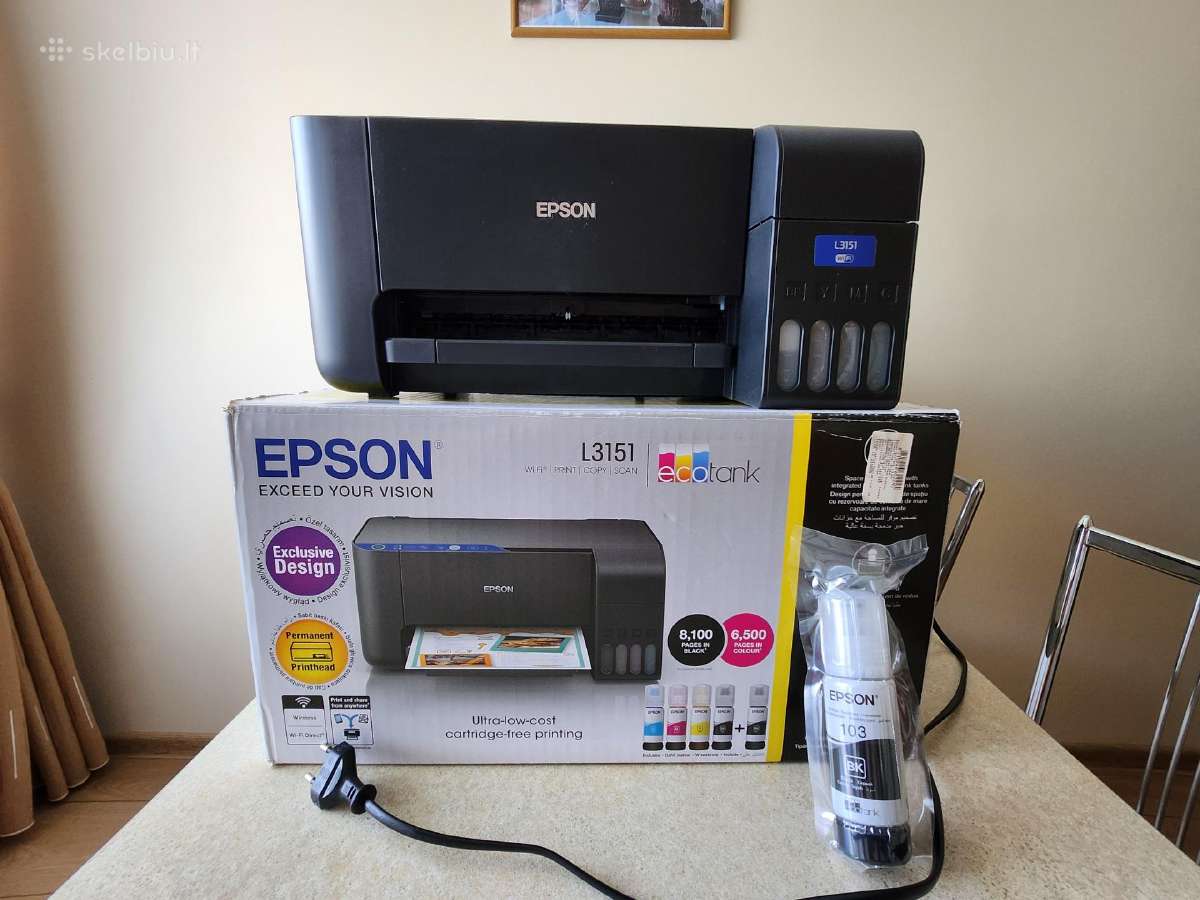 Rašalinis, spalvotas Epson L3151