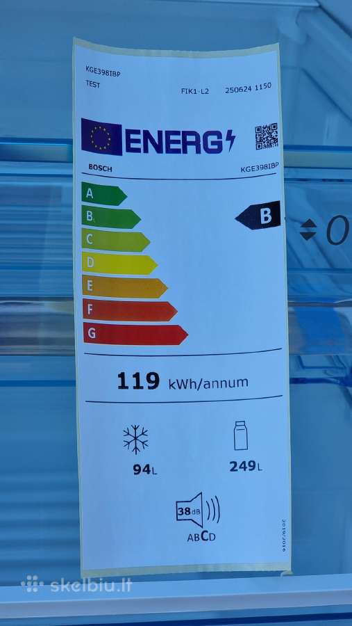 Naujas Bosch Kge398ibp,110 kw per metus - nuotraukos Nr. 7