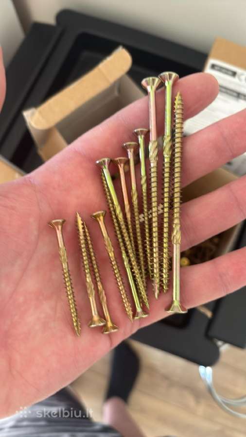 Medvaržčiai Azmet cinkuoti įleidžiami torx - nuotraukos Nr. 8