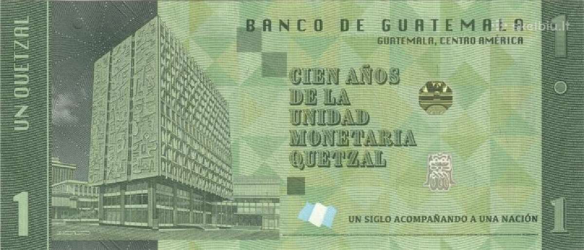 Guatemala 1 quetzal 2023. Unc. P