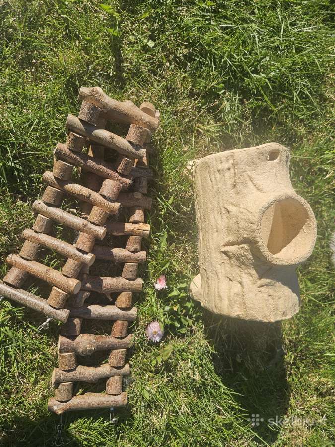 Parduodu erdvų šinšilos / degu / graužiko narvą su - nuotraukos Nr. 6