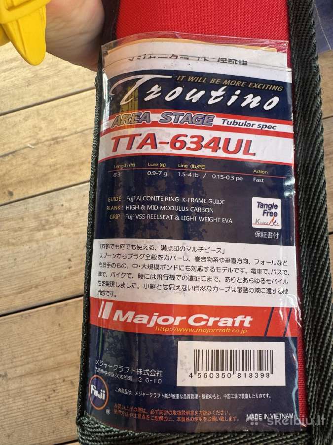 Major Craft Troutino Area Stage Tta-634ul - nuotraukos Nr. 2