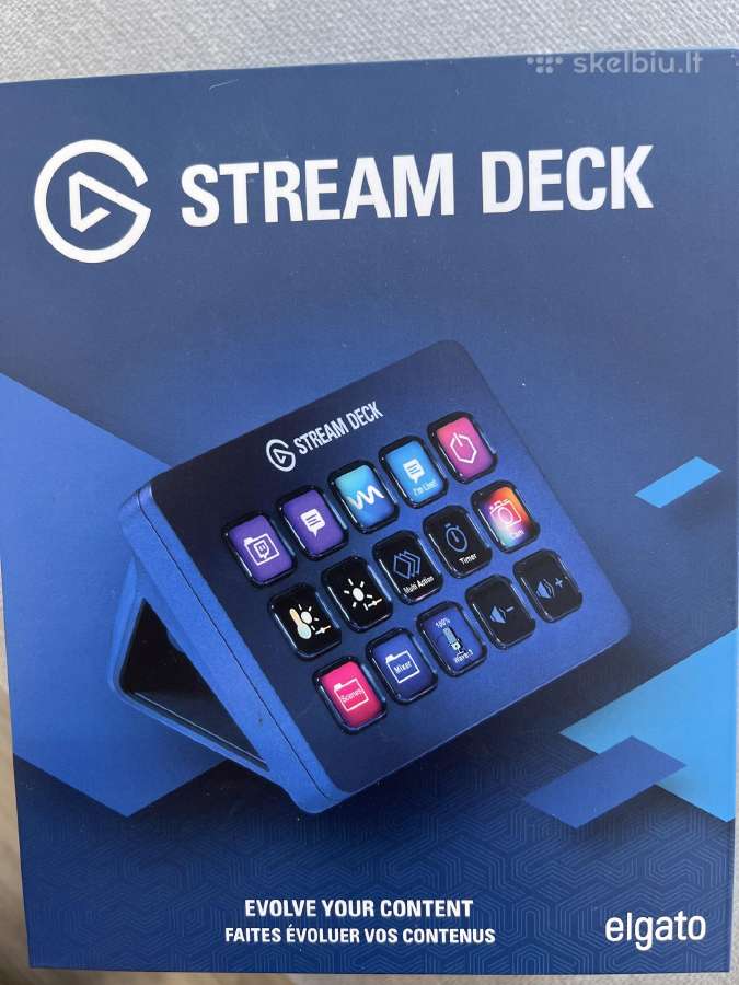 Stream deck, beveiknenaudotas