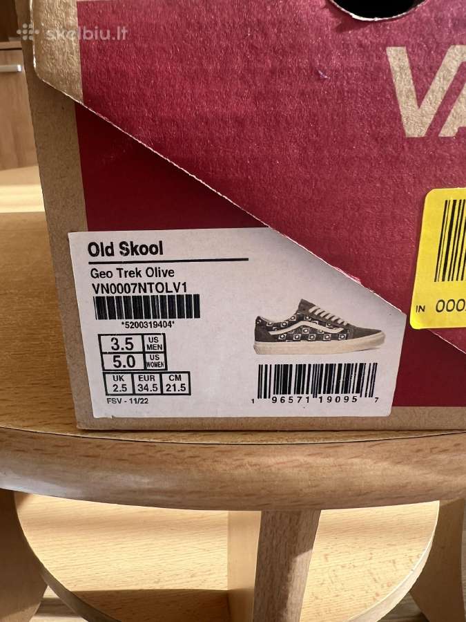 Vans Old Skool Geo Trek Olive – Nauji su dėže - nuotraukos Nr. 2