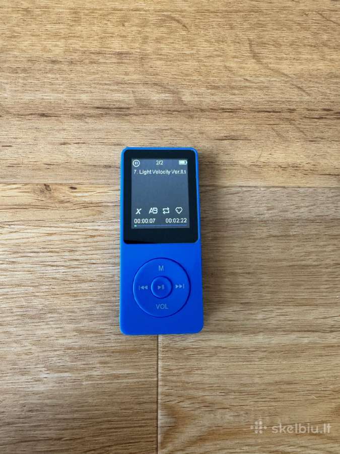 Mini Mp3 LCD Color Grotuvas Mėlynas - nuotraukos Nr. 2