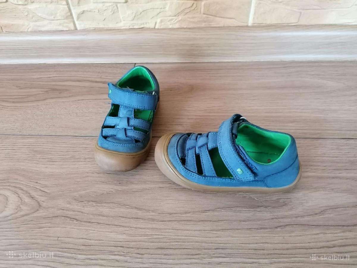 Odiniai sandalai bateliai 24 dydis 15.5 cm