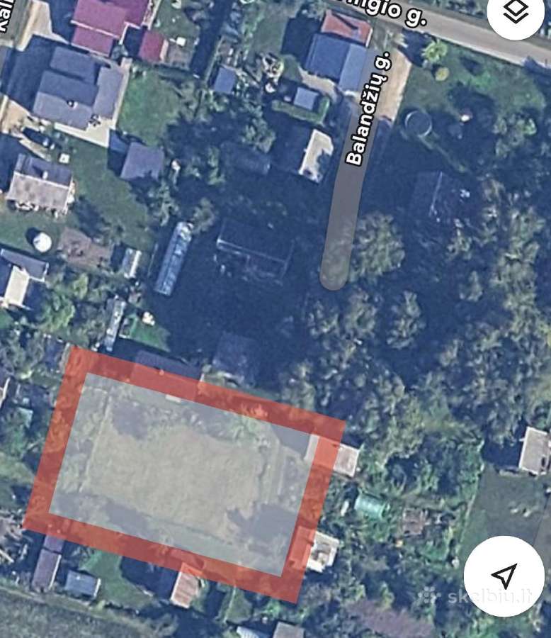 Parduodamas sklypas Balandžių g. 11