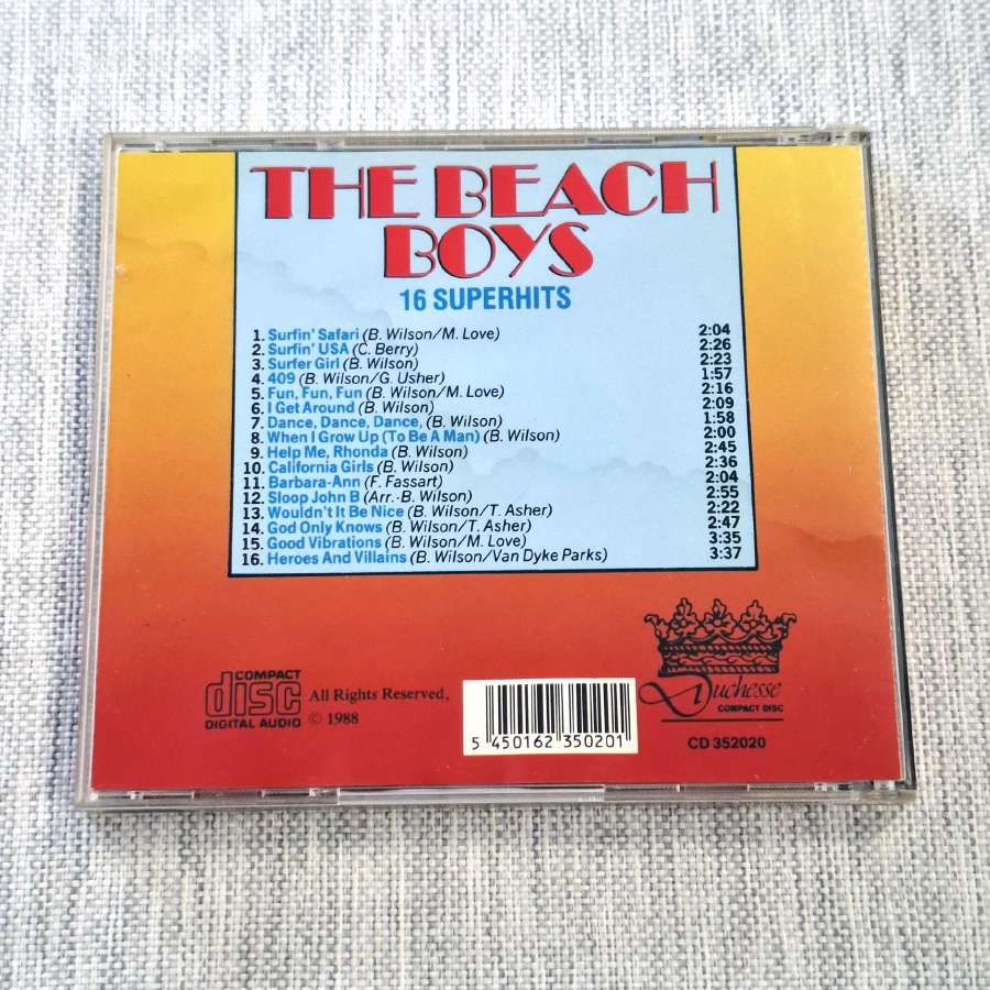 The Beach Boys - 16 Superhits (CD) - nuotraukos Nr. 2