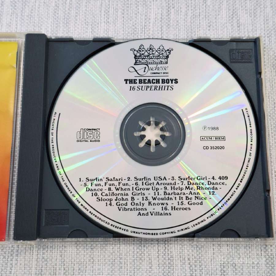The Beach Boys - 16 Superhits (CD) - nuotraukos Nr. 3