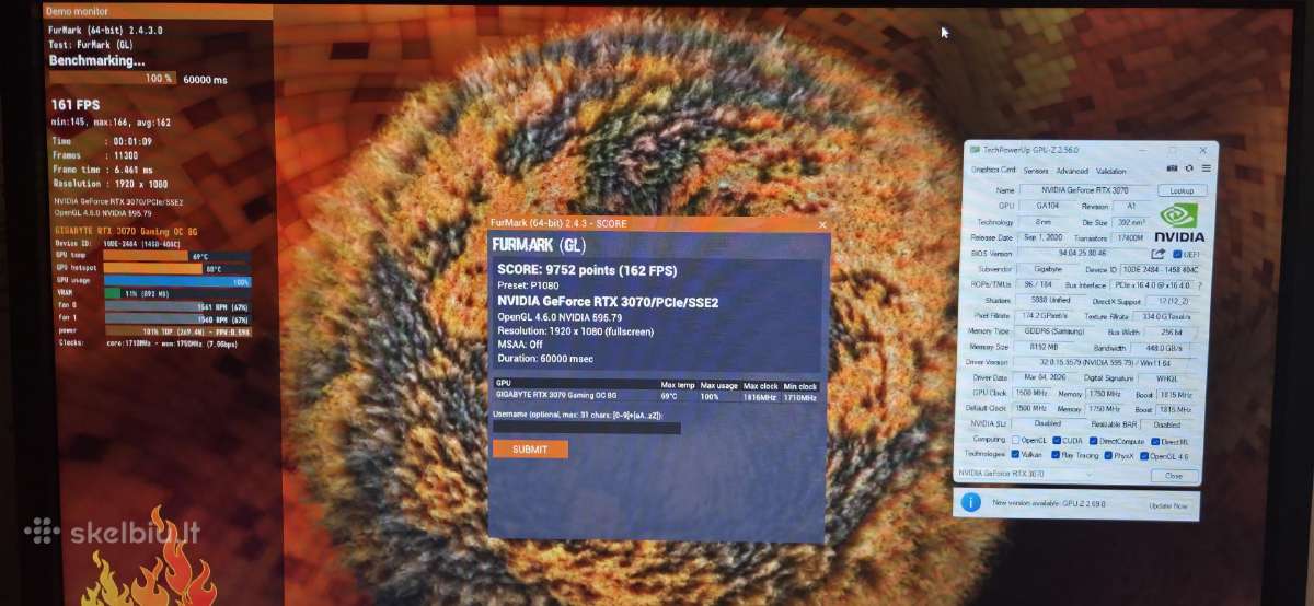 Ryzen 5900x + 32gb RAM + 1tb Nvme + rtx3070 8gb - nuotraukos Nr. 8
