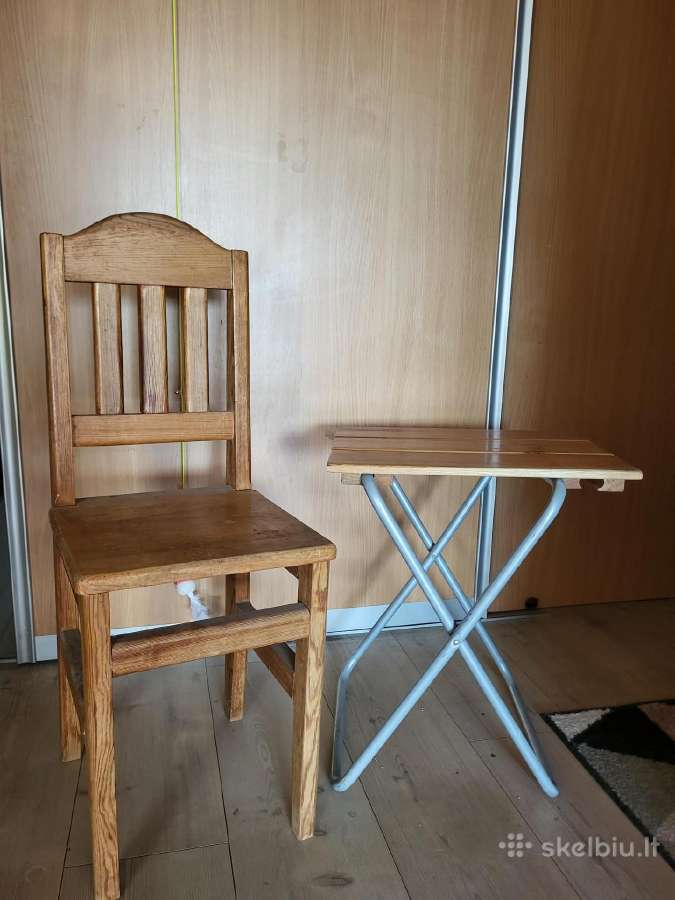 Sulankstoma taburetė ir kedė už abi 8eur