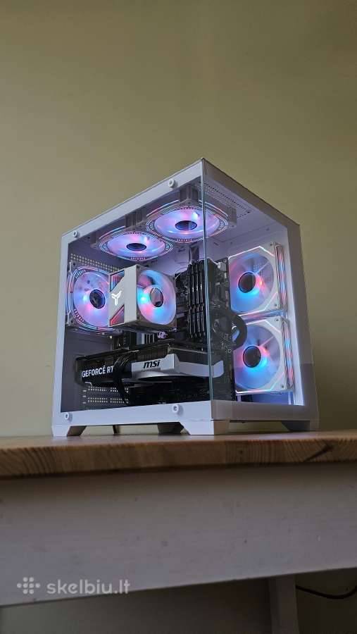 Kompiuteris Su Rtx 5070 ir Ryzen 5 7600x , 32gb