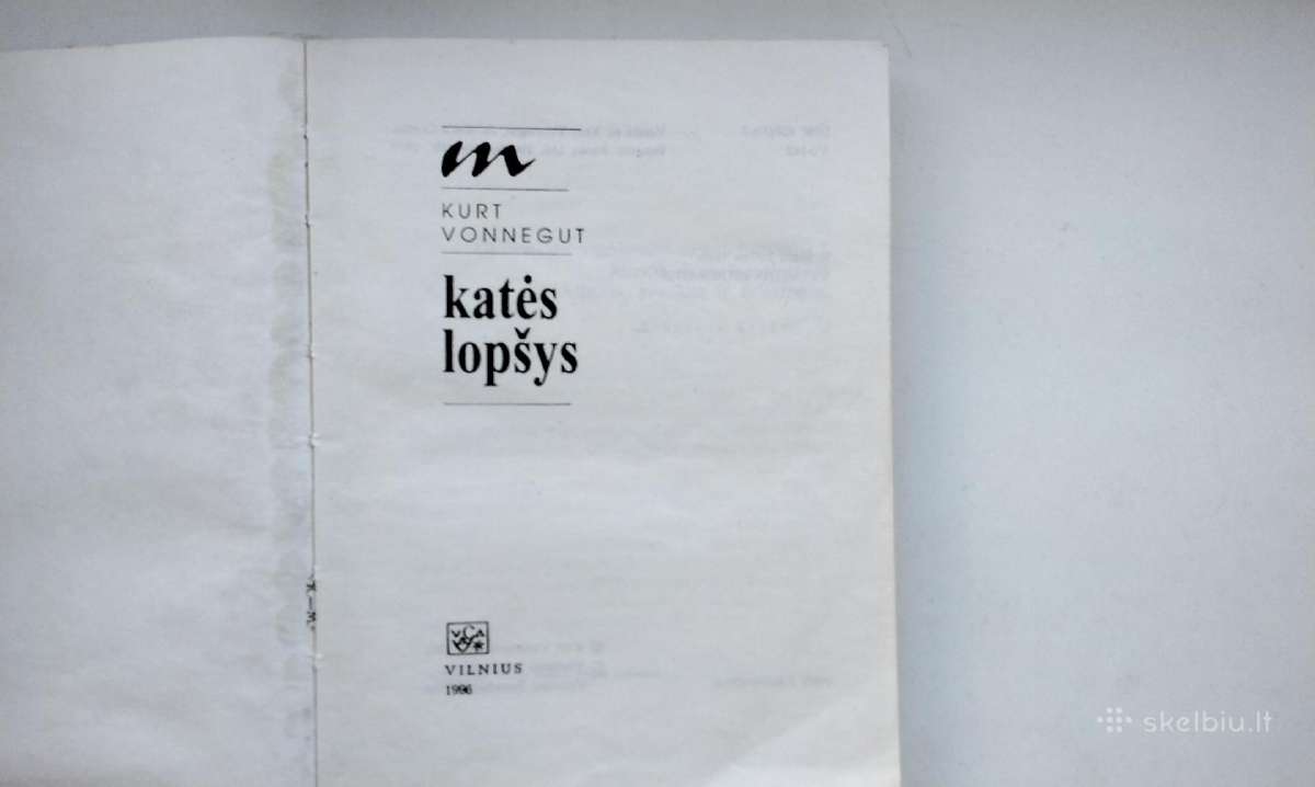 K. Vonnegut. Katės lopšys - nuotraukos Nr. 2