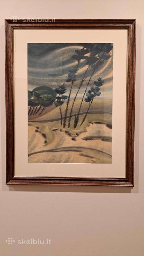 Valentas Leimontas „Jūros krantas“ 49x62 1983 m.