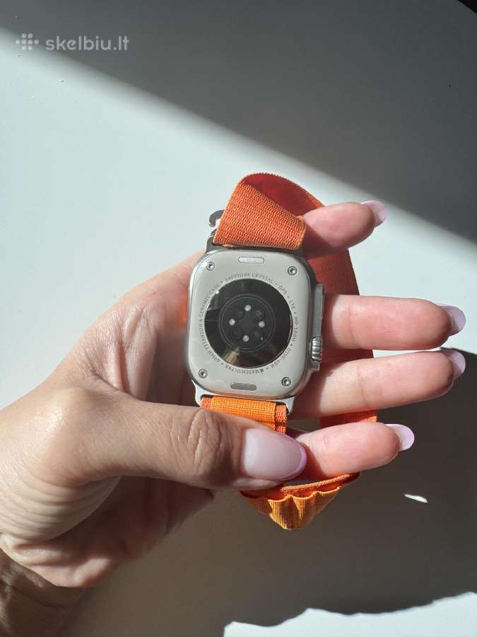 Apple Watch ultra 49mm titanium orange alpine loop - nuotraukos Nr. 3