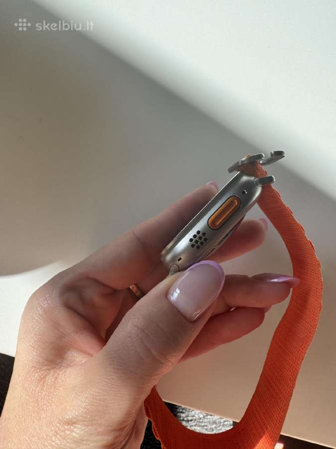 Apple Watch ultra 49mm titanium orange alpine loop - nuotraukos Nr. 5