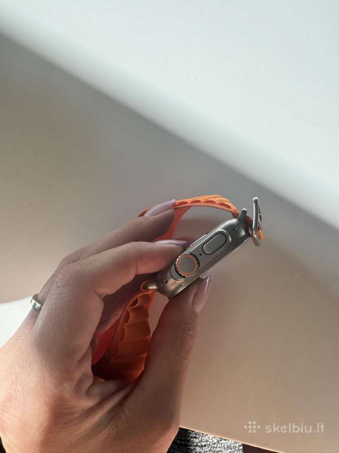 Apple Watch ultra 49mm titanium orange alpine loop - nuotraukos Nr. 6