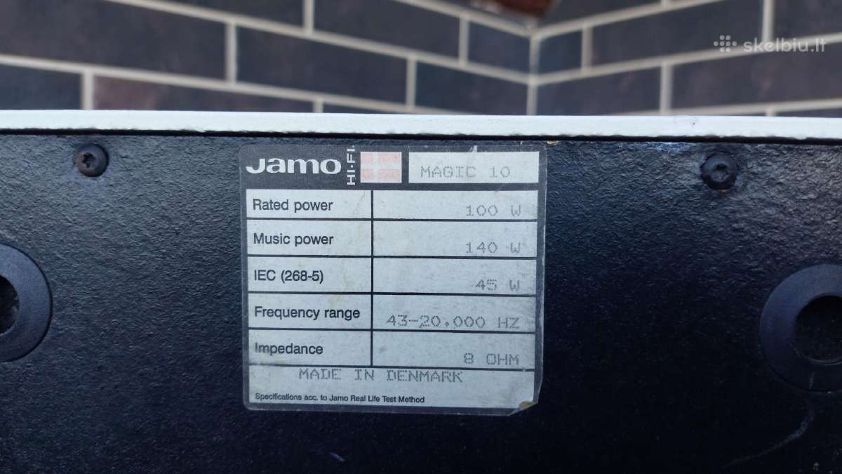 Jamo Magic 10, Compakt90. Denon. Misson. Dantax. - nuotraukos Nr. 8