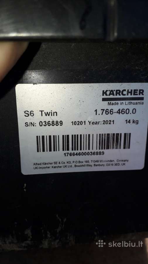 Karcher sluota. - nuotraukos Nr. 2