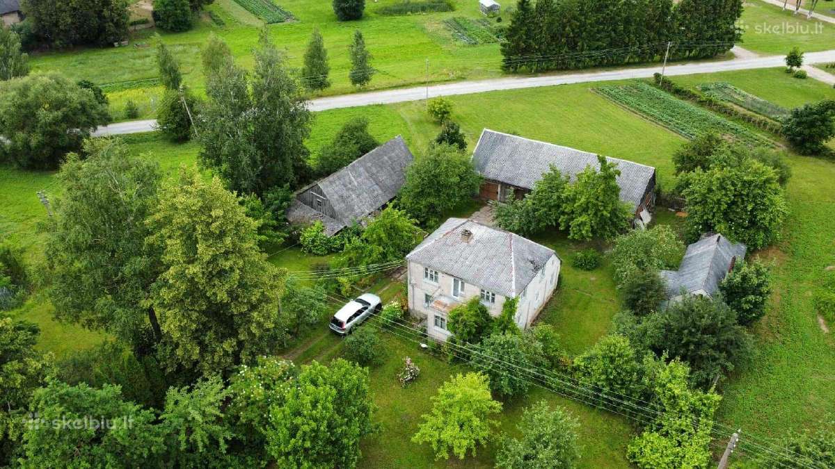 Namas Telšių rajone (Viešvėnuose), 59 arų sklypas