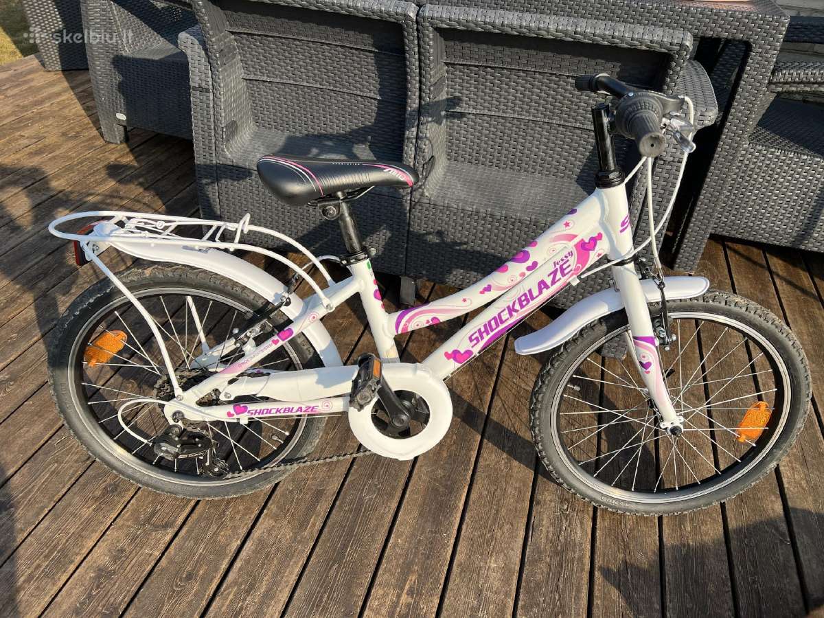 Parduodamas vaikiškas dviratis Shockblaze Jessy 20