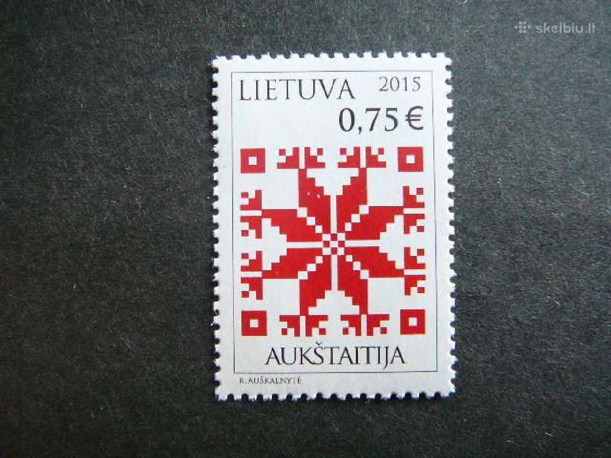Lietuva 2015 Etnografija Aukstaitija Mnh lit1194