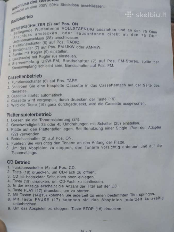 Patefonas plokštelių grotuvas magnetofonas radija - nuotraukos Nr. 11