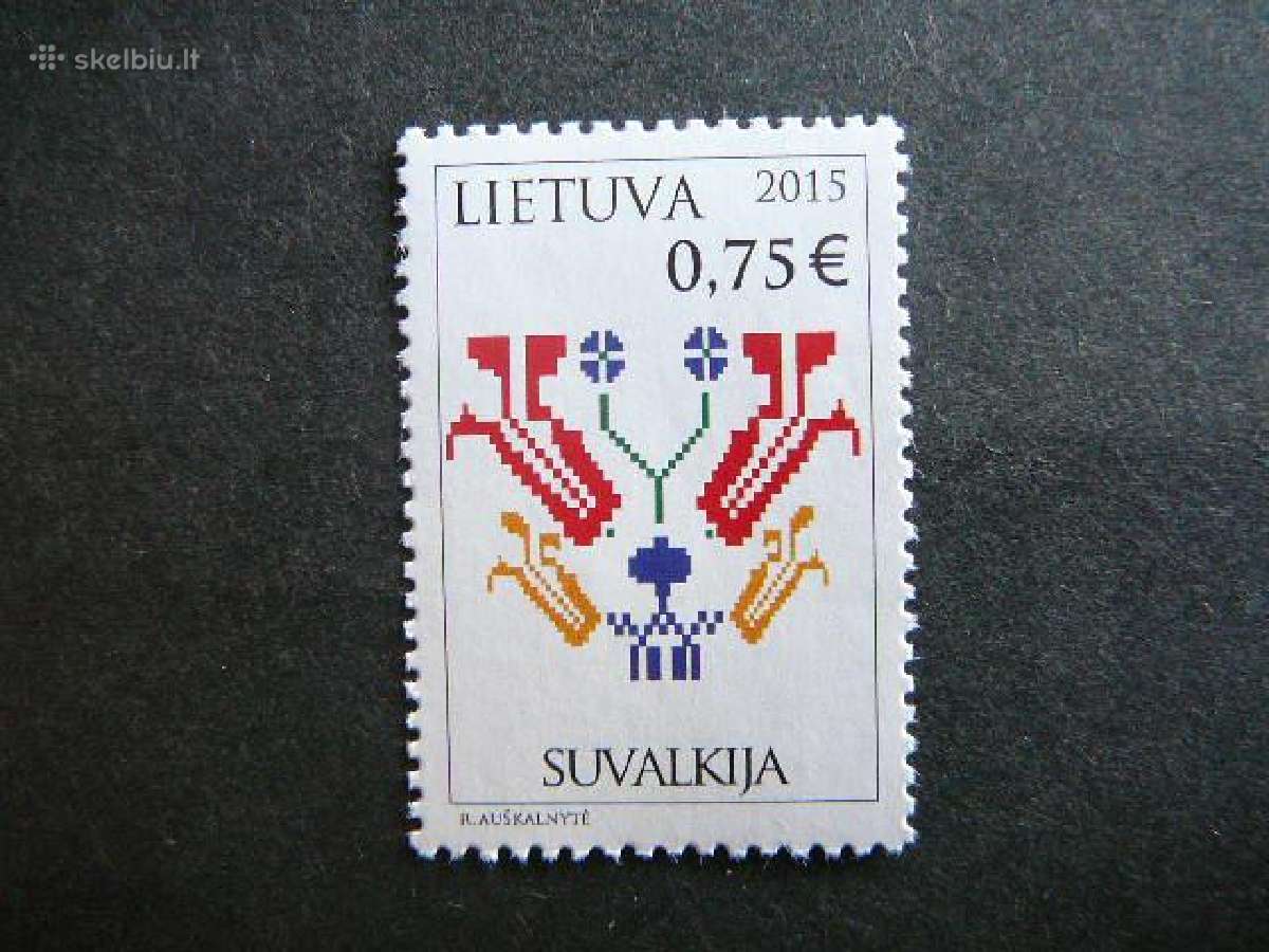 Lietuva 2015 Etnografija Suvalkija Mnh lit1195