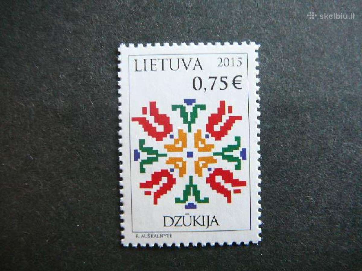 Lietuva 2015 Etnografija Dzukija Mnh lit1196