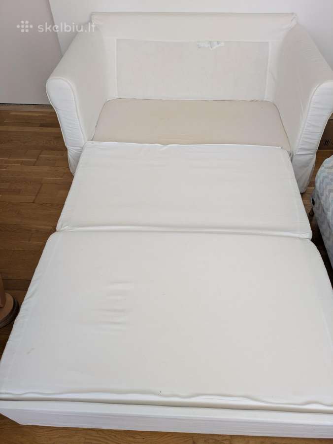 Ikea hagalund dvivietė sofa-lova su patalynės dėže - nuotraukos Nr. 3