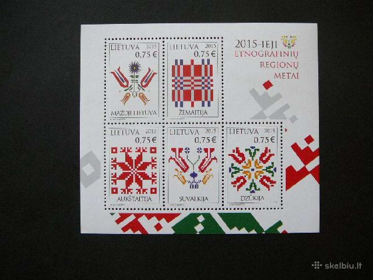 Lietuva 2015 Etnografija Mnh lit1192/6