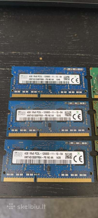 Ddr3 ir Ddr3l 4gb RAM atmintis