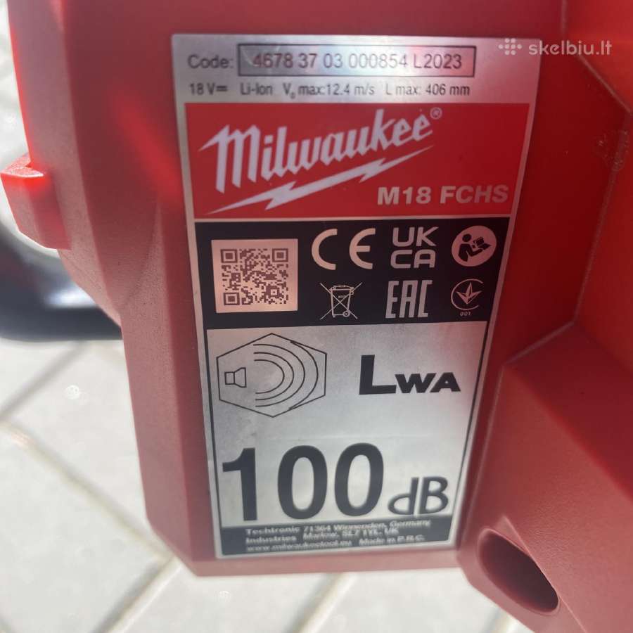 Milwaukee Akumoletorinis pjuklas,40cm. - nuotraukos Nr. 2