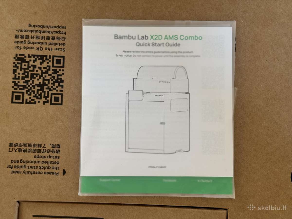 Bambu Lab X2d Combo 3D spausdintuvas (Naujas) - nuotraukos Nr. 3