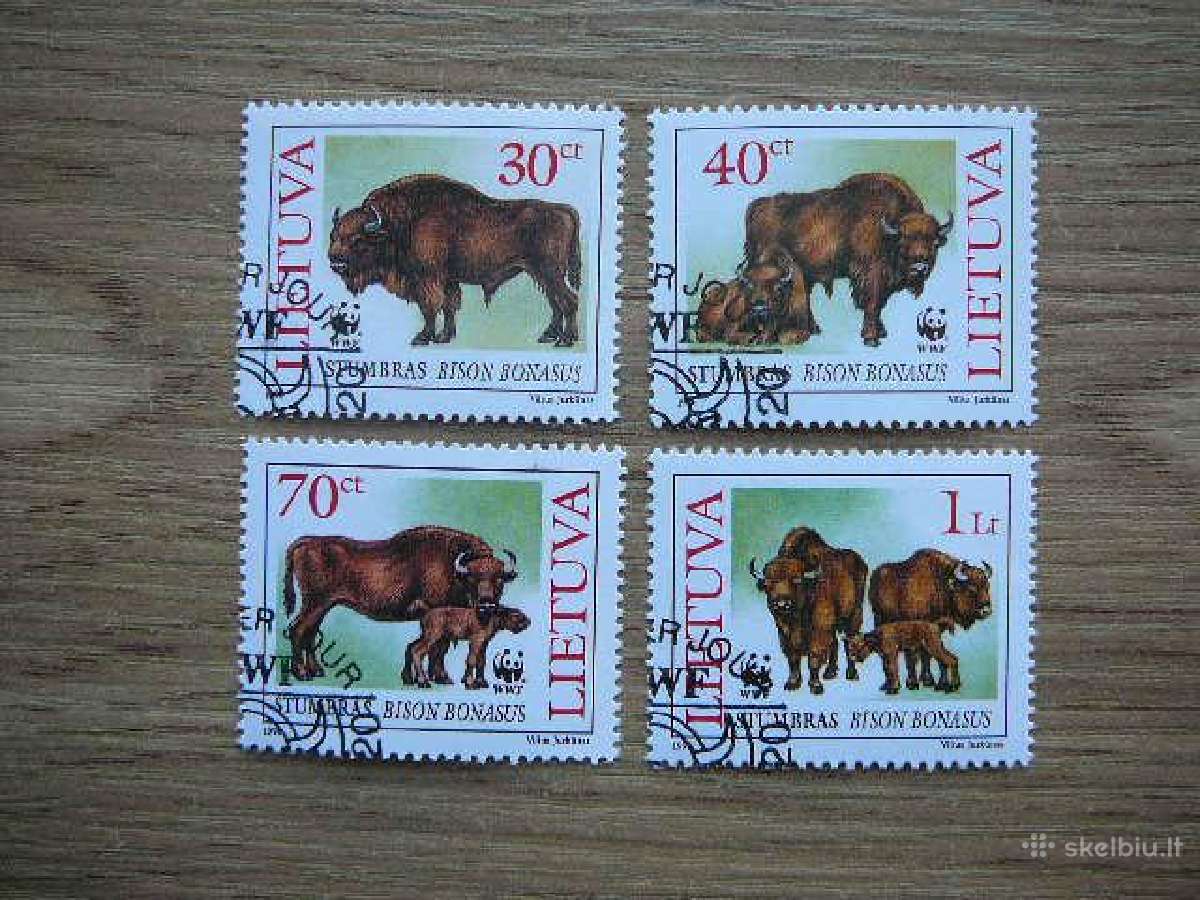 Lietuva 1996 Stumbrai antsp. lit599/2a