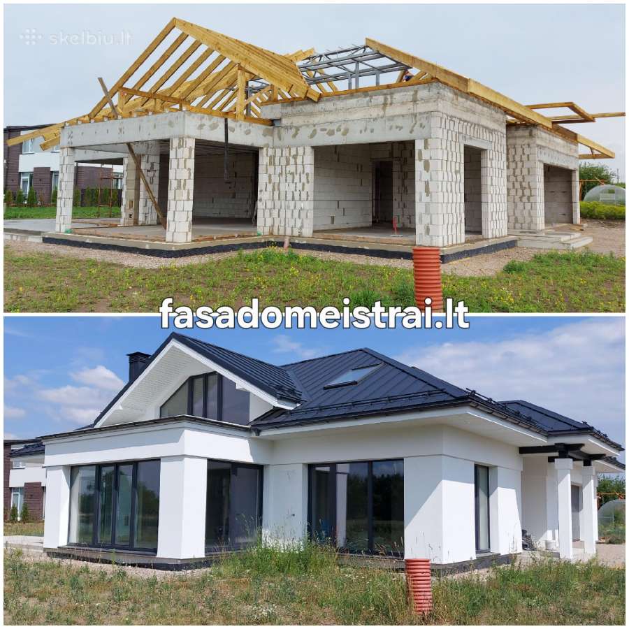 Fasadų šiltinimas, dekoras, klinkeris. Klaipėda - nuotraukos Nr. 4