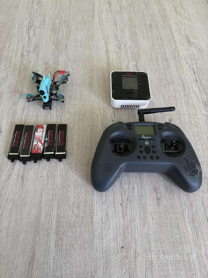 1s fpv dronas (Drashark Elrs) + Pultas (Elrs)