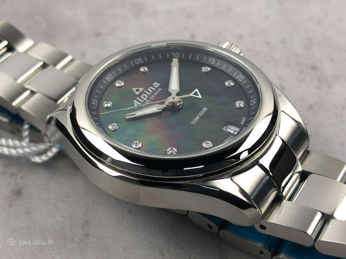 Naujas Alpina 34 mm su Tikrais Deimantais - nuotraukos Nr. 2