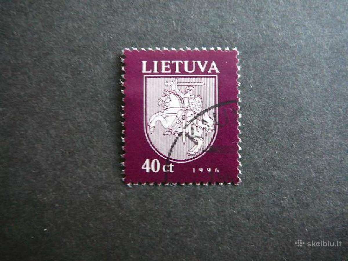 Lietuva 1996 Standartai antsp. lit609a