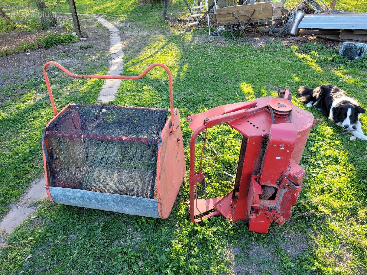 Westwood 1200 traktoriuko vejos surinkėjas + kašė