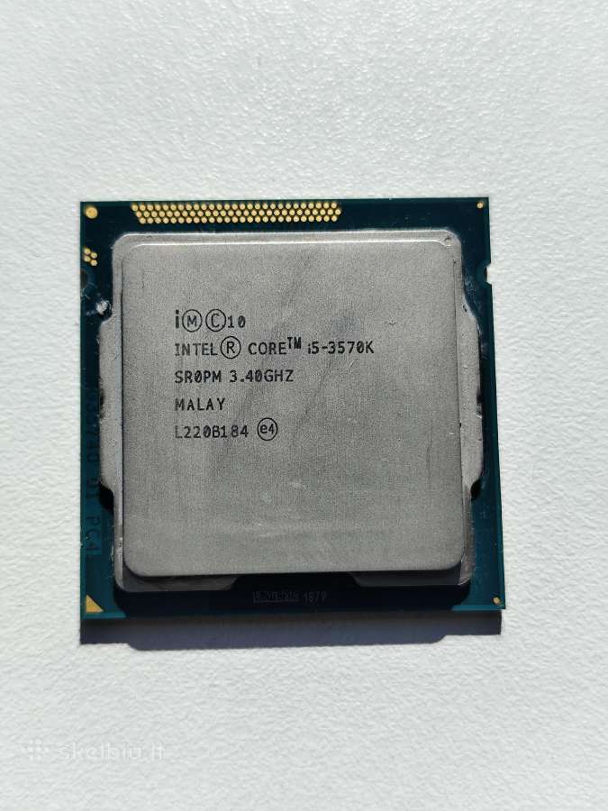 Intel i5 cpu 3570k 3.4ghz