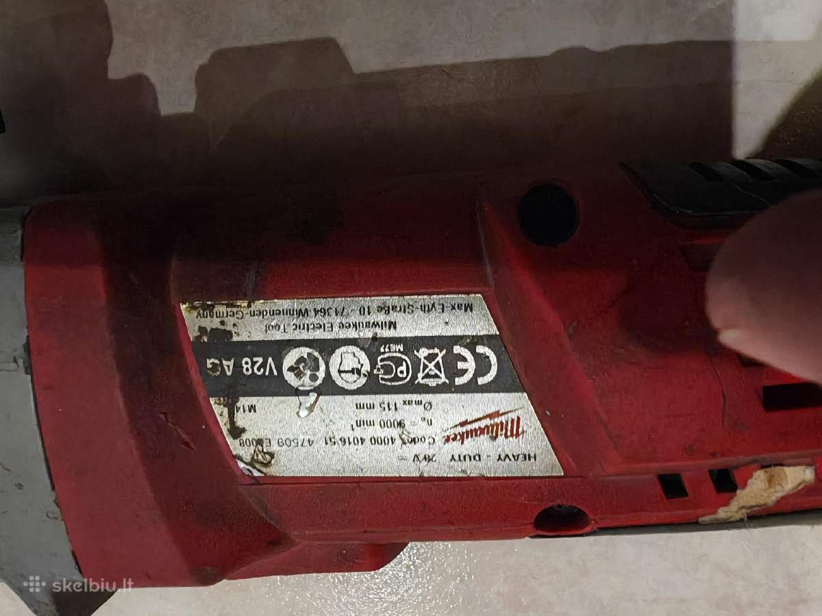 Milwaukee 28v be pakrovejo - nuotraukos Nr. 3