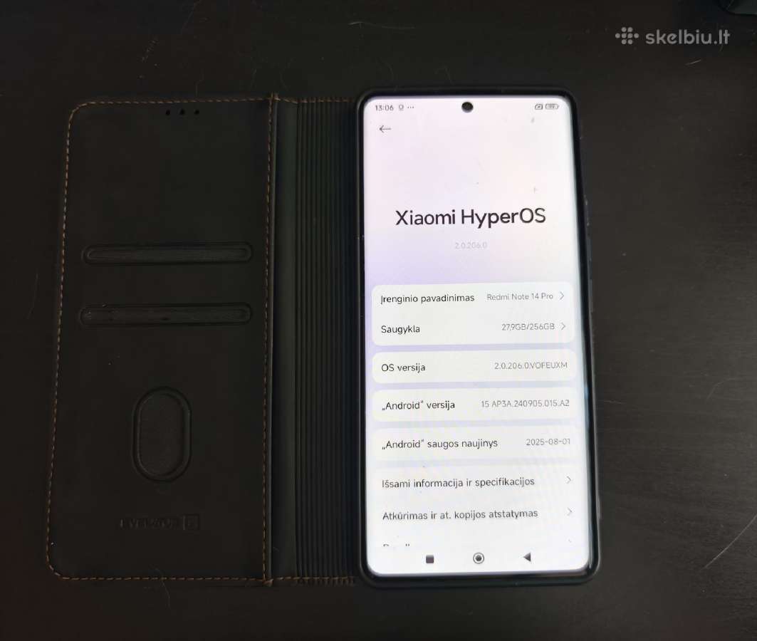 Redmi Note 14 Pro 256gb Juodas
