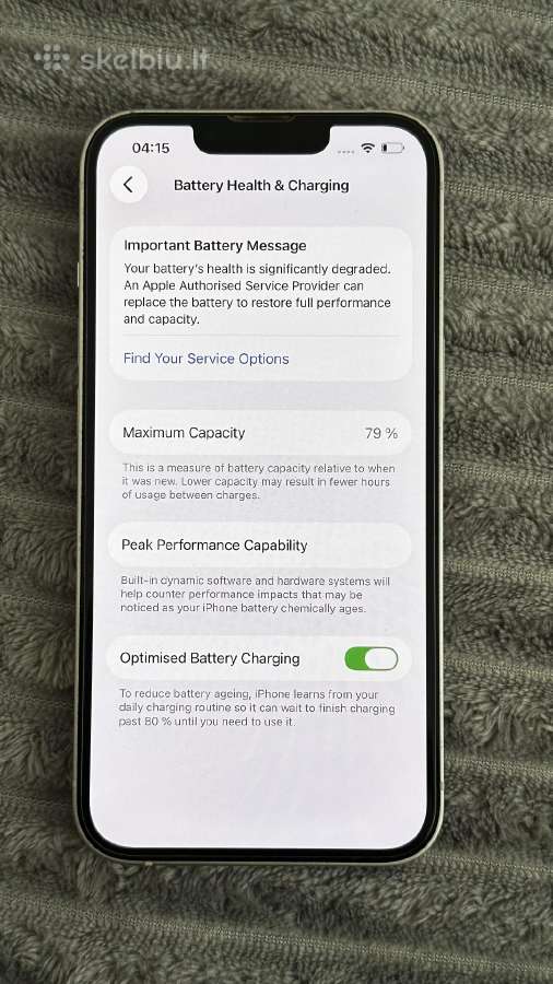 Parduodamas idealios būklės iPhone 13, 256 GB - nuotraukos Nr. 6