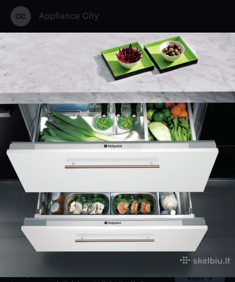 Hotpoint dviejų stalčių integruotas šaldytuvas - nuotraukos Nr. 16