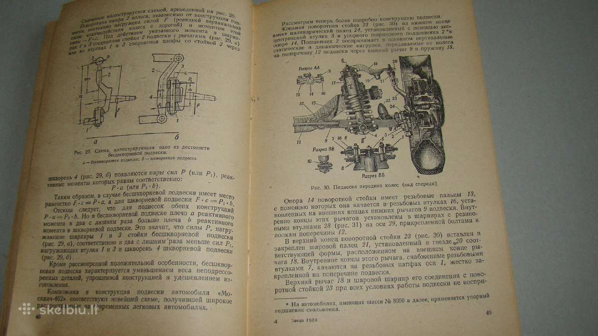 Automobilis Moskvich-402 - nuotraukos Nr. 20