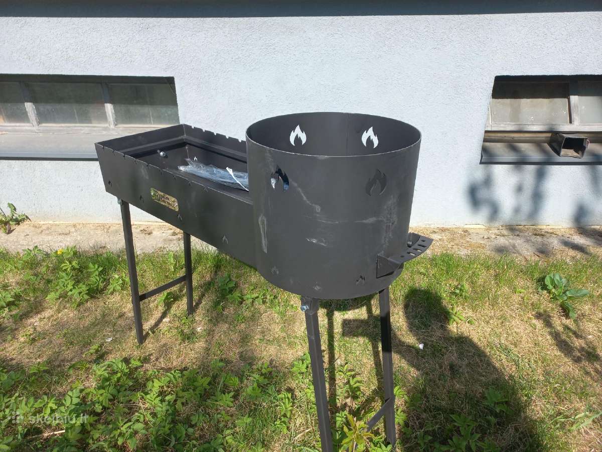 Šašlykinė- kazano krosnelė 6-8 l kazanui mangalas - nuotraukos Nr. 13