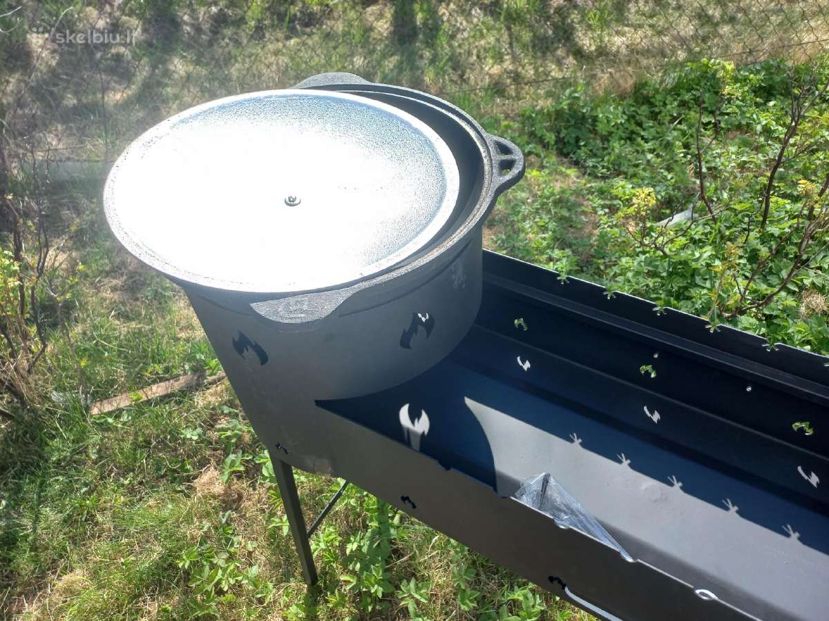 Šašlykinė- kazano krosnelė 6-8 l kazanui mangalas - nuotraukos Nr. 23