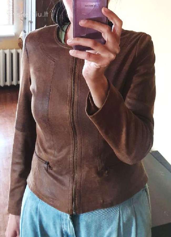 Prancūzija Laura Jo ruda striukė nauja S dydis
