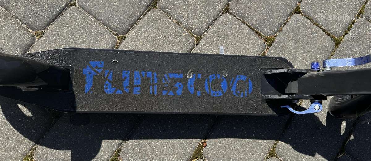 Paspirtukas Funscoo City Scooter 145 Black/blue - nuotraukos Nr. 2
